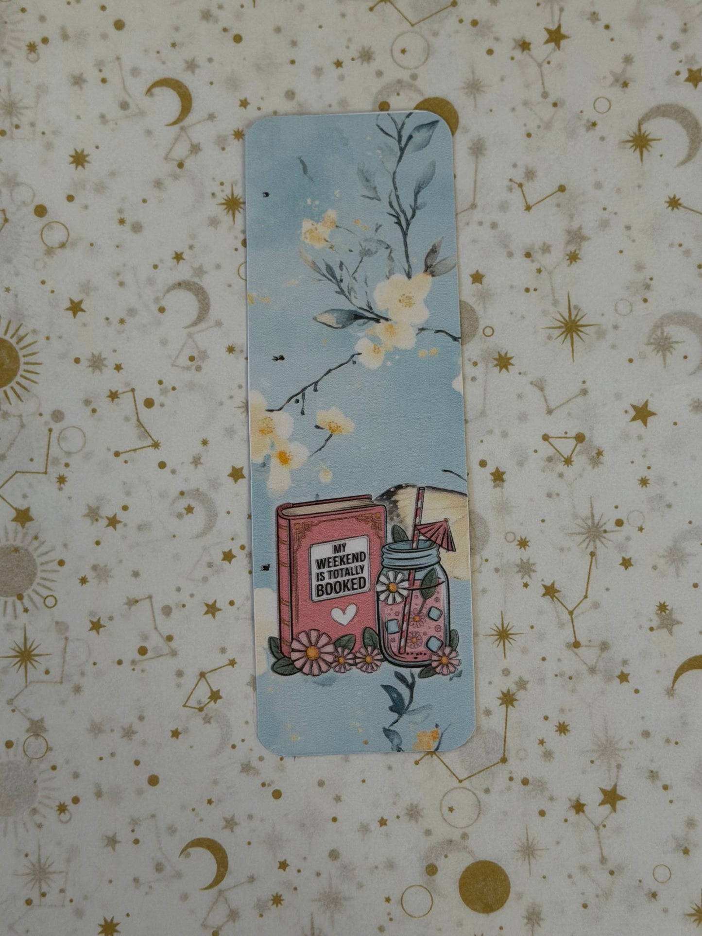 Bluebell Dreams Collection My Weekend Is Totally Booked Bookmark | Butterfly Bookmark | Book Lover Gift | Laminated Reading Accessory